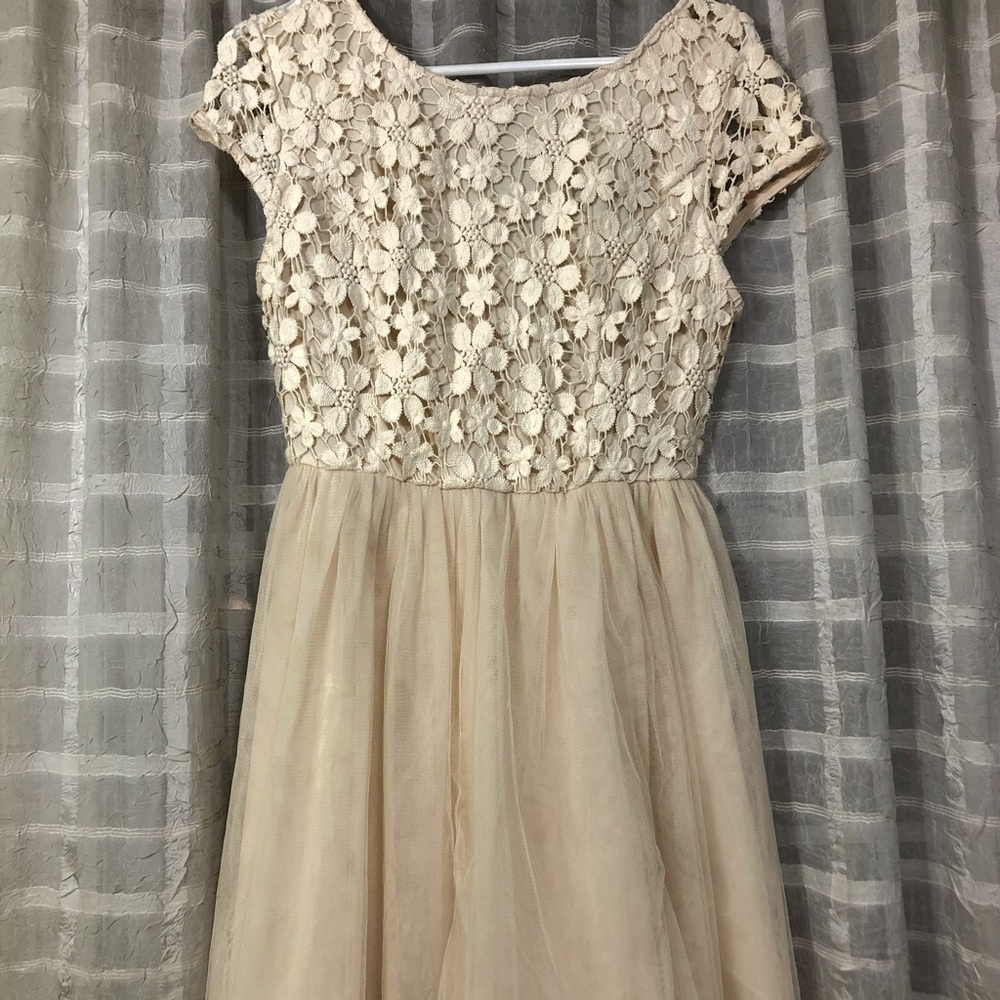 Forever 21 Cream Dress - New w/ Tags